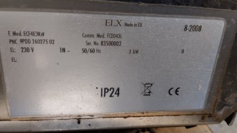 Φούρνος Κυκλοθερμικός Με Γκριλ 4 Θέσεων 42x37 ELECTROLUX Μεταχειρισμένος
